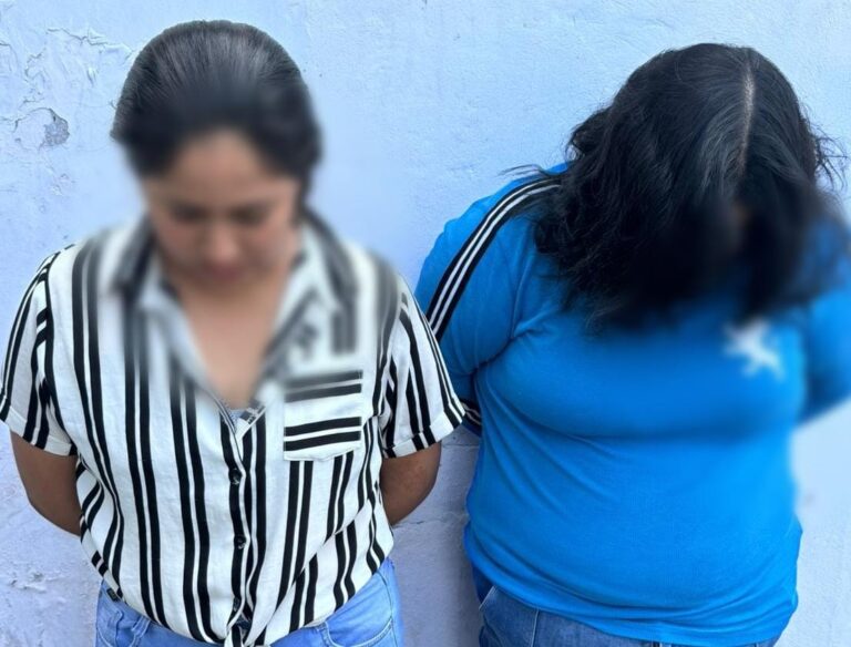 Policía Nacional capturó a dos ciudadanas en poder de 62 kilos de droga