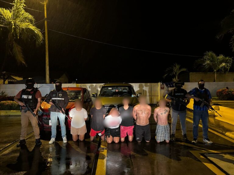 Policía capturó a siete aprehendidos por el delito de secuestro extorsivo