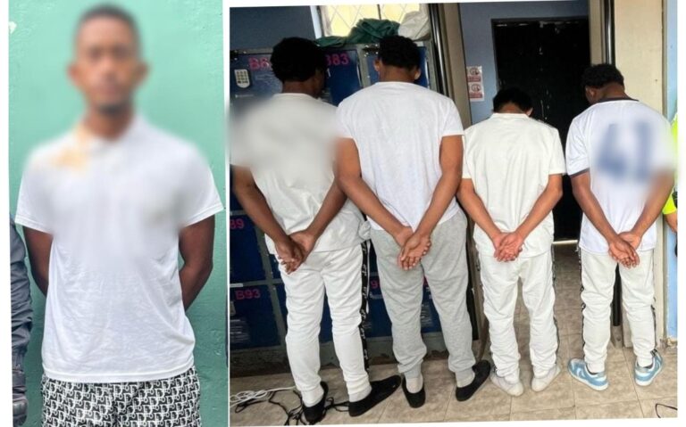 Policía captura a cinco sujetos implicados en el delito de robo