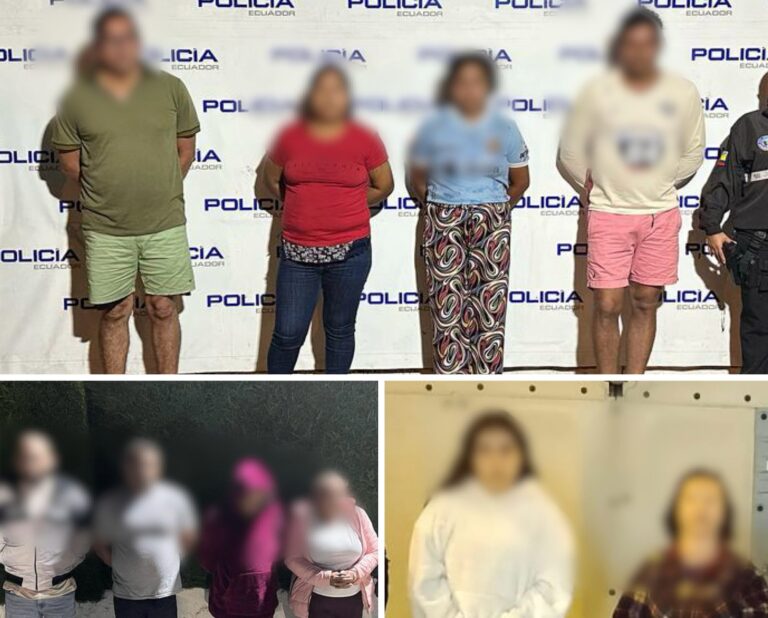 Policía Nacional detuvo a 10 personas, presuntas vinculadas al delito de secuestro extorsivo