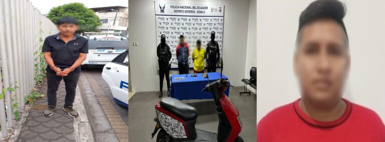 Operativos policiales en Guayaquil dejan 4 aprehendidos