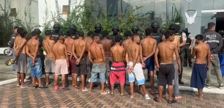 19 aprehendidos deja el megaoperativo “Apolo 6” en el suburbio de Guayaquil