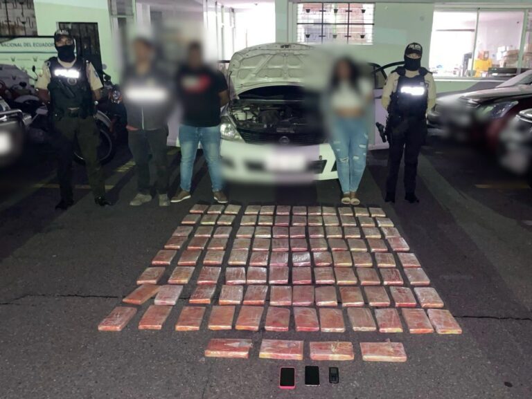 Policía incautó 100 mil gramos de droga en el DMQ