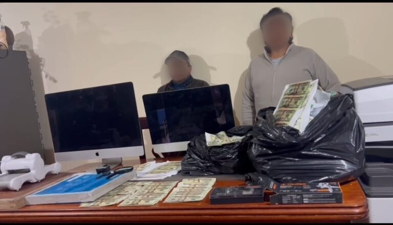 Desarticulamos organización delictiva dedicada a la falsificación de dinero en Ibarra