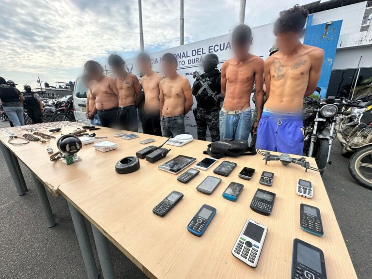 7 aprehendidos durante operativo “Tormenta 24” ejecutado en Durán