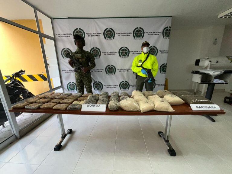 Policía de Ecuador y Colombia desmantelaron un inmueble utilizado para la producción de heroína en Buesaco