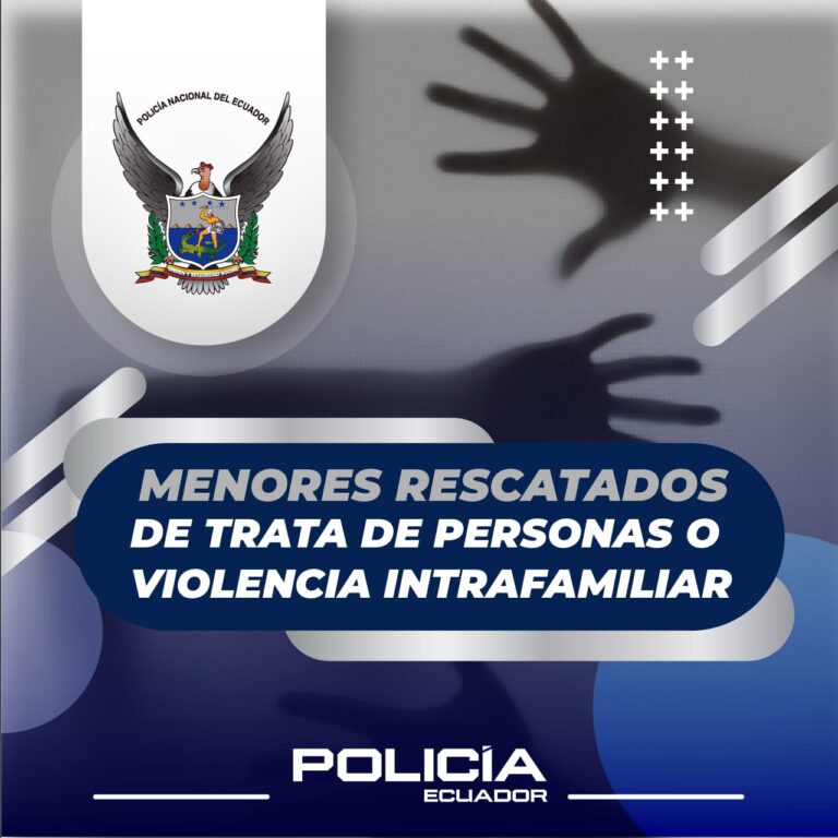 Policía rescata a dos niños en situación de vulnerabilidad en Pasaje