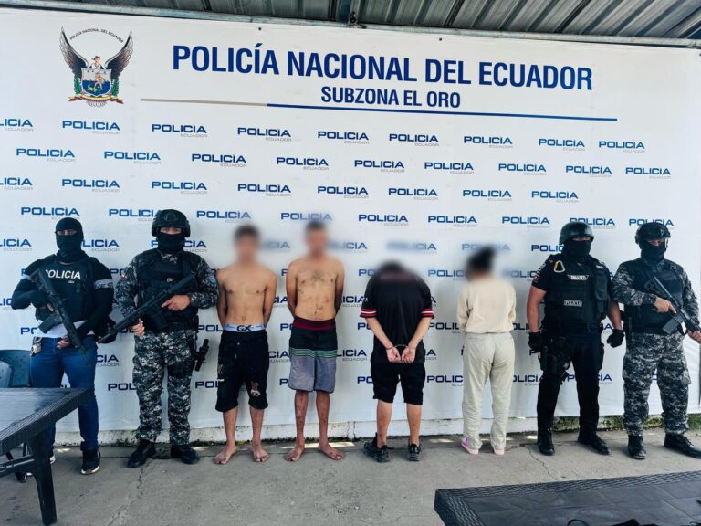 Labores investigativas dejaron cuatro presuntos implicados en tenencia de armas de fuego y municiones