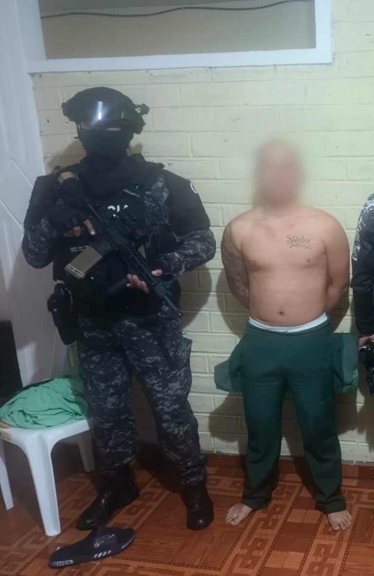 Policía capturó a sujeto considerado Objetivo de Intermedio Valor (OIV) por el delito de asociación ilícita