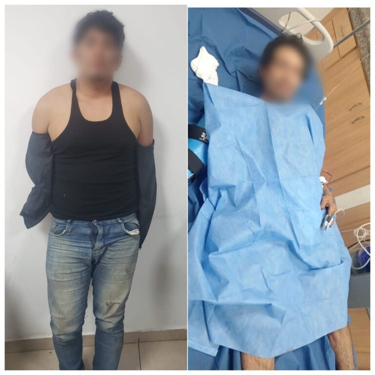 Policía aprehendió a dos sujetos en delito flagrante por el delito de extorsión con el uso de artefactos explosivos