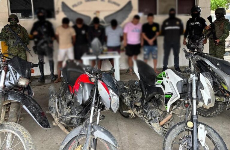 Policía aprehendió a siete ciudadanos por porte y tenencia de armas de fuego en Guayas