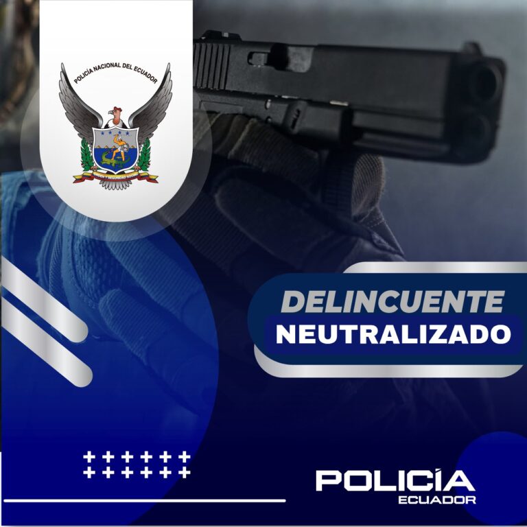 Un adolescente aprehendido por robo y porte ilegal de arma, en Sucumbíos
