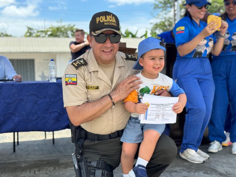 Policía Nacional cierra con éxito una semana de integración llena de aprendizaje y diversión para los niños