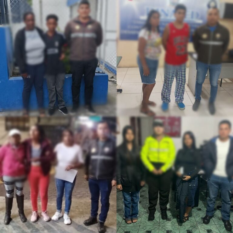 43 personas localizadas, fueron el resultado de efectivas labores investigativas