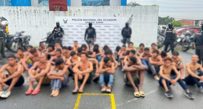 Operativo “Tormenta 28” ejecutado en Durán dejó 41 ciudadanos aprehendidos