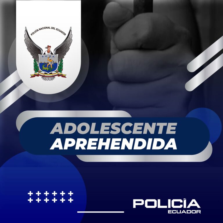 Policía liberó a una víctima de secuestro y aprehendió a una adolescente por este delito, en Guayaquil
