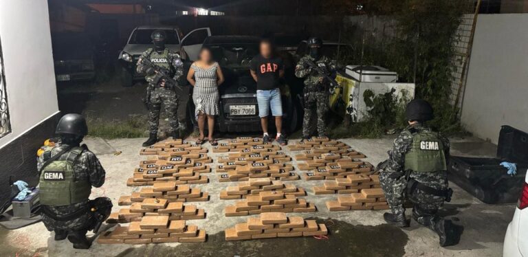 Policía aprehendió doscientos mil gramos de sustancia ilícita en Orellana