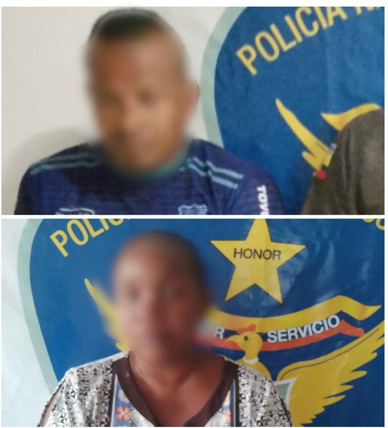 Policía aprehendió a cuatro sujetos por microtráfico en Esmeraldas