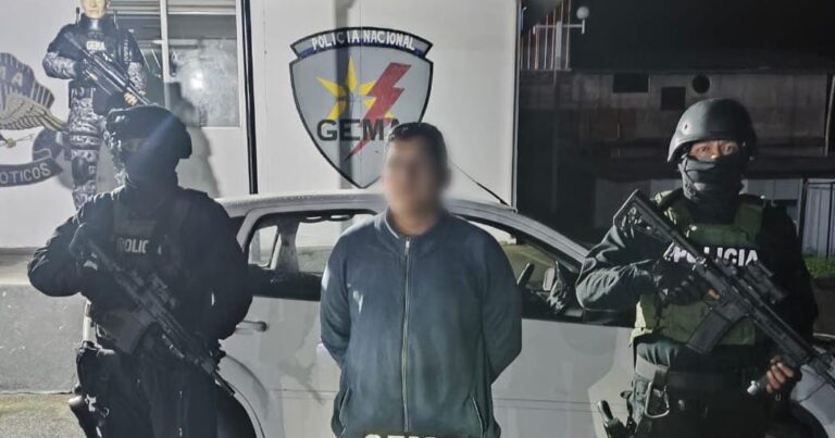 Policía capturó a un presunto implicado en el tráfico de droga