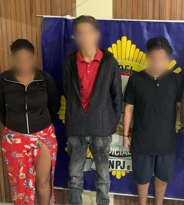 Policía aprehendió a tres sujetos por el delito de tráfico ilícito de drogas
