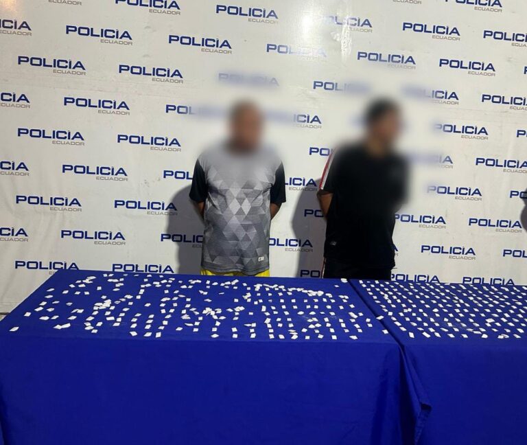 Dos aprehendidos por microtráfico, presuntos integrantes del GAO ‘Los Lobos’, en El Oro