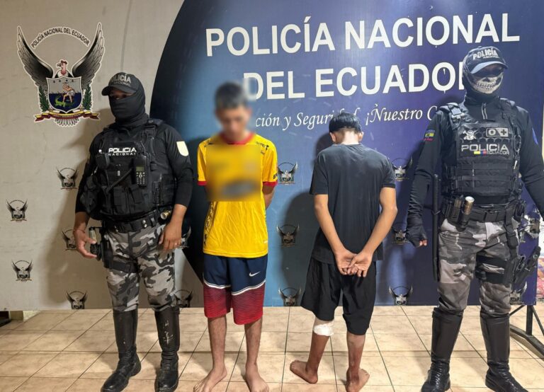 Policía captura a dos presuntos sicarios