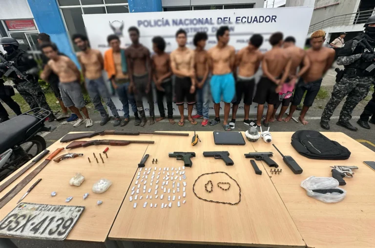 Operativo “Tormenta 27” ejecutado en Durán deja 13 aprehendidos