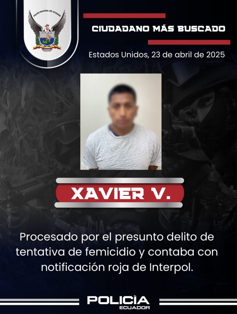 Cooperación Internacional, permitió la detención del Séptimo más buscado