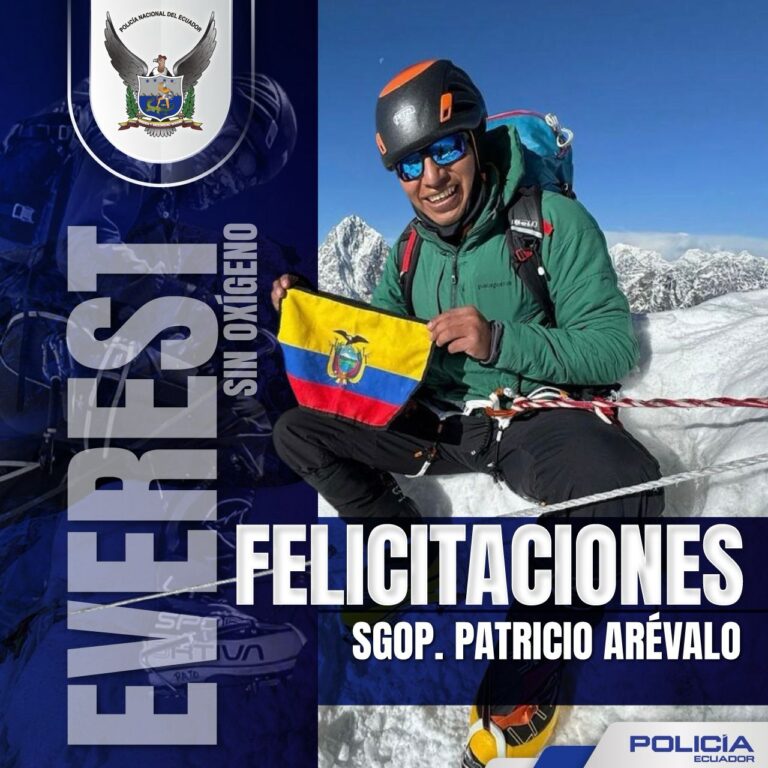 Sargento Primero Patricio Arévalo Conquista el Everest sin Oxígeno Suplementario