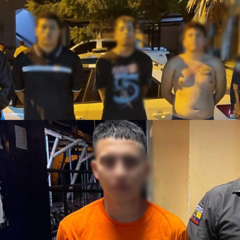 Cuatro presuntos extorsionadores fueron capturados en operativo «Libertad 335»