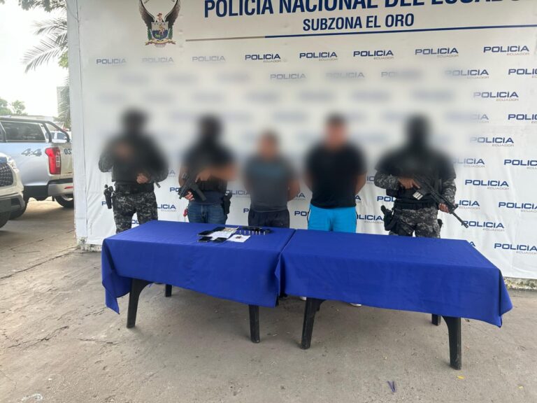 Dos integrantes del GDO “Lobos Espejo” fueron aprehendidos por el delito de extorsión