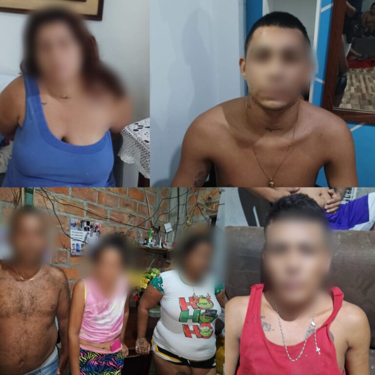 Seis presuntos implicados en narcotráfico fueron detenidos en Manabí