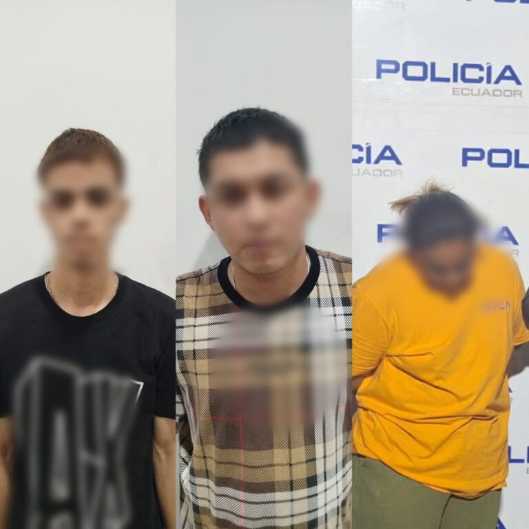 Policía aprehendió a tres presunto implicados en tenencia y porte de armas de fuego