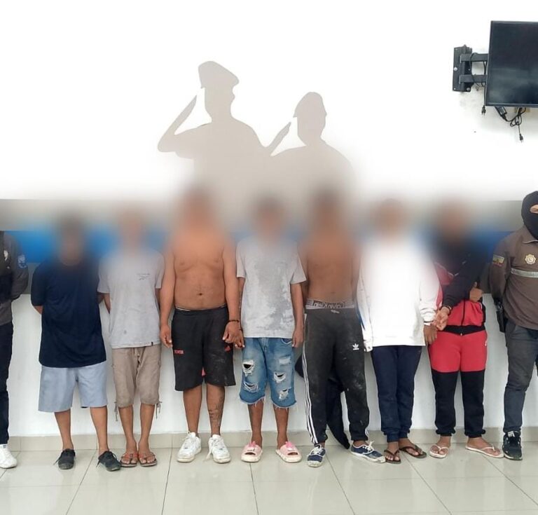 Policía Nacional aprehendió a siete integrantes del GDOT “Los Tiguerones”