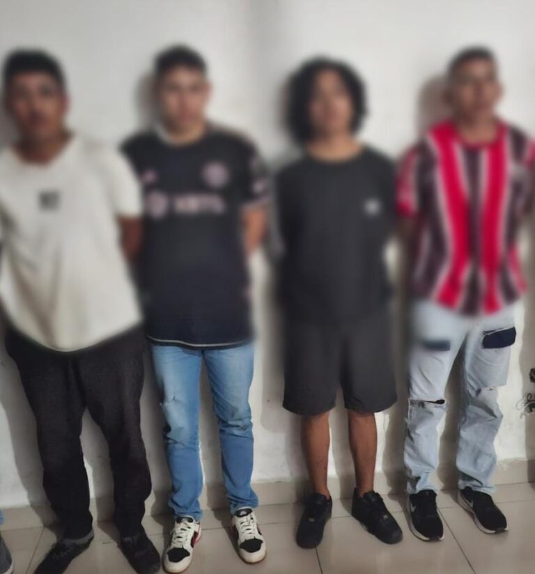 Policía aprehendió a cuatro integrantes del GDO “Las Águilas” por el delito de extorsión en Guayas