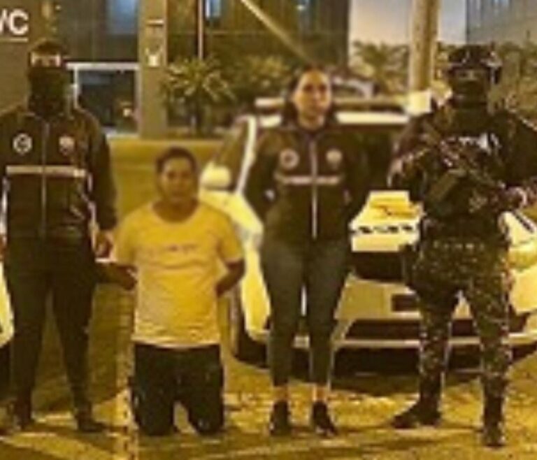 Policía capturó a un ciudadano por el presunto delito de asesinato en Guayaquil