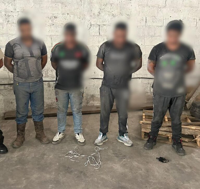 4 aprehendidos por el acopio de sustancias empleadas para elaborar drogas y explosivos