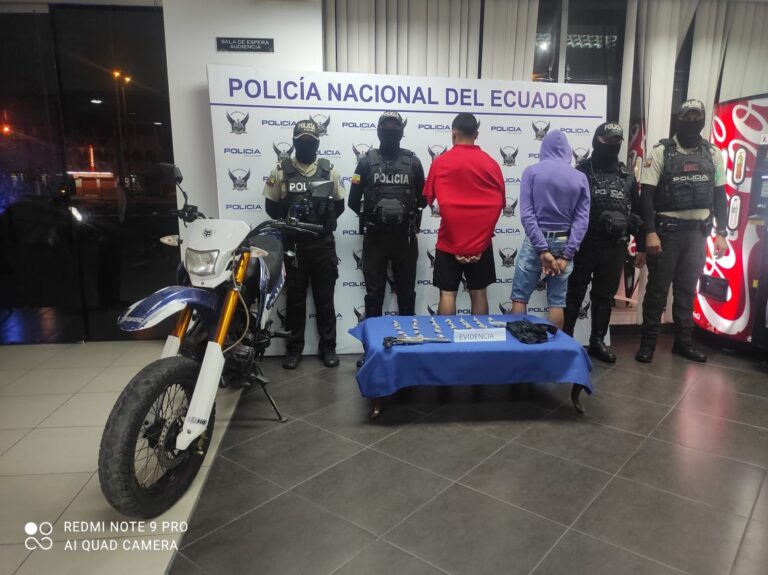 Aprehendidos durante operativo en suburbio de Guayaquil