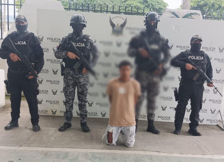 Policía aprehendió a un integrante del GDO “Gansters” por el delito de secuestro en Esmeraldas