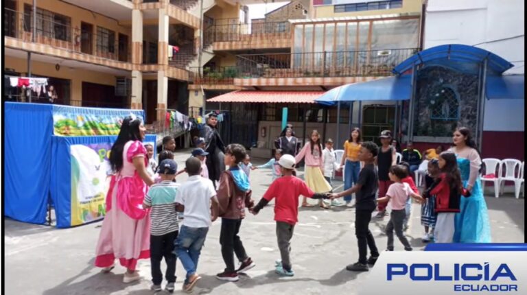 Policía celebra el día del niño con la campaña «Yo vivo una Infancia Feliz»