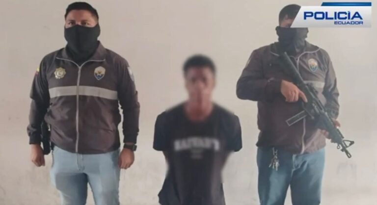 Policía aprehendió a un presunto implicado en el delito de robo a domicilio en Esmeraldas