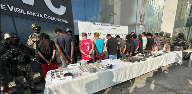 Operativo “Apolo 19” efectuado en Nueva Prosperina dejó resultados favorables en la lucha contra el crimen organizado