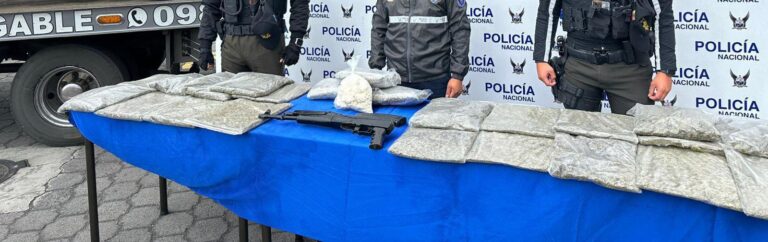 Policía allanó presunto centro de operaciones del GAO «Los Lobos» en Ambato