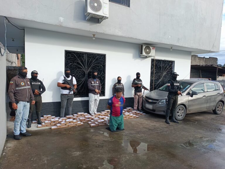 Policía evitó el tráfico de 149 bloques de droga y aprehendió a un presunto implicado
