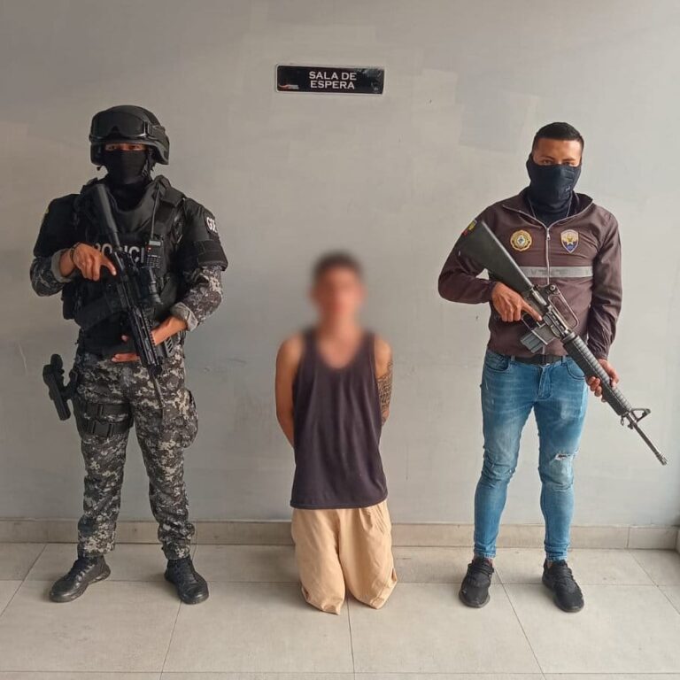 Policía aprehendió a un integrante del GAO “Los Lobos”, por el presunto delito de tráfico de sustancias catalogadas sujetas a fiscalización en Los Ríos