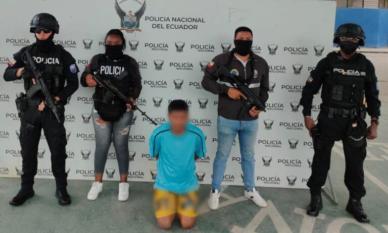 Policía aprehendió a un ciudadano integrante del GAO “Los Choneros”, por el delito de tráfico de sustancias catalogadas sujetas a fiscalización en Esmeraldas