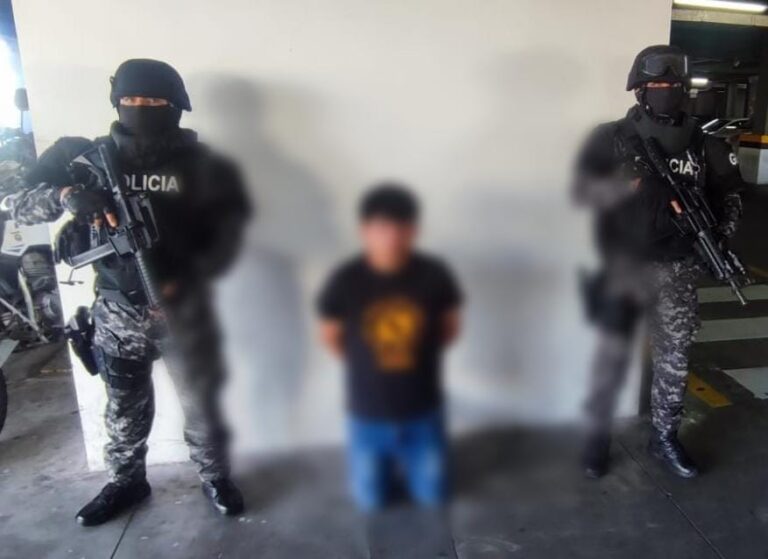 Un ciudadano aprehendido por el delito de extorsión en Tungurahua