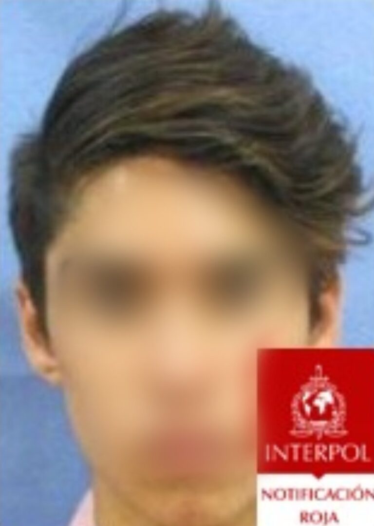 Policía capturó a un ciudadano con notificación roja y difusión plata de Interpol, por el delito de lavado de activos