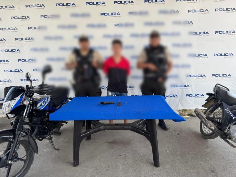 Policía aprehendió a alias “La Bala”, integrante del GDO “SAO BOX”, por el delito de porte ilegal de arma de fuego