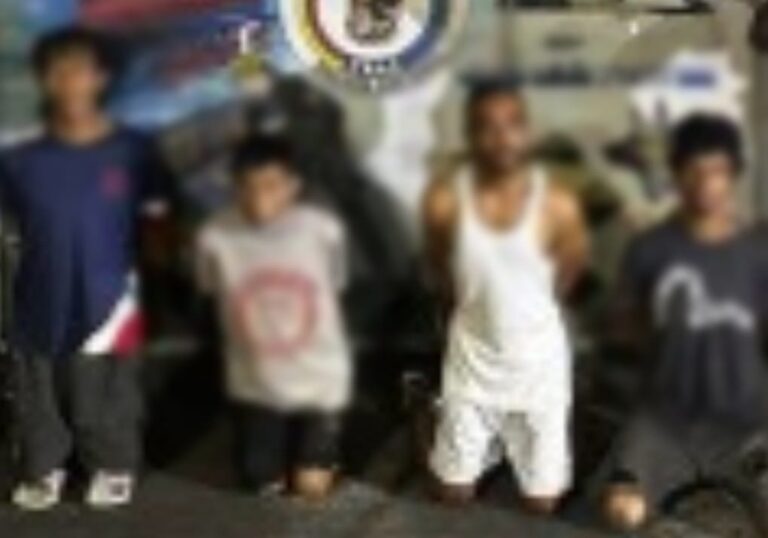 Policía aprehendió a cuatro ciudadanos por el delito de tráfico de sustancias catalogadas sujetas a fiscalización en Guayaquil